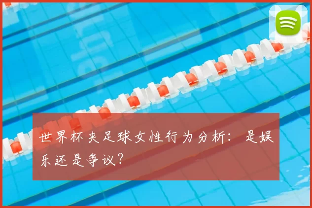 世界杯夹足球女性行为分析:是娱乐还是争议?